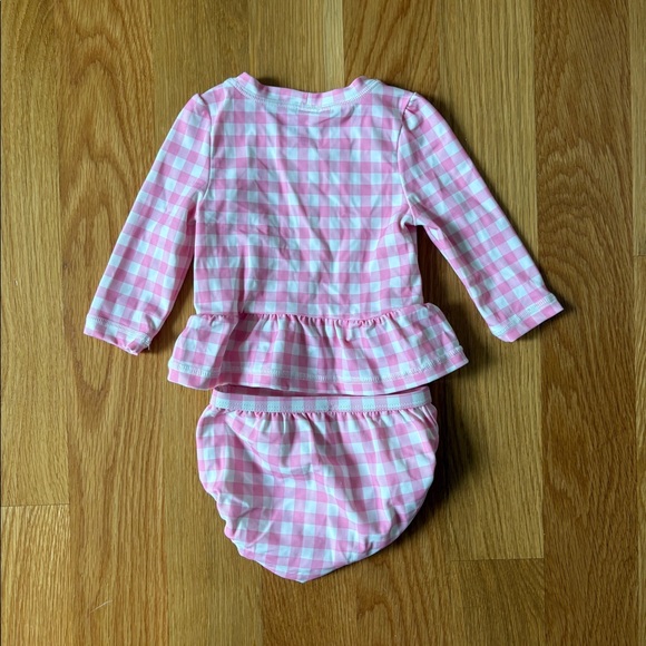Janie and Jack 3-6M peplum bathing suit set - Picture 3 of 3